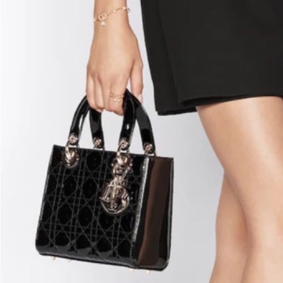 LiKE New🔥 Christian Dior Small Lady Dior - Picture 3 of 9